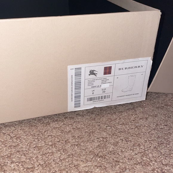Burberry Rain Boots - Picture 7 of 8